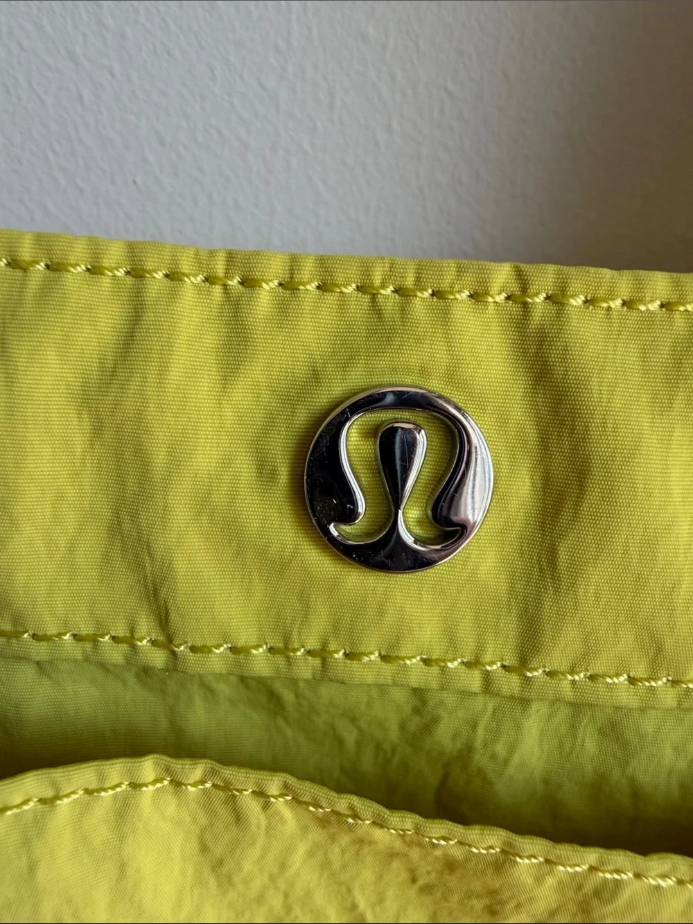 Lululemon Side Cinch Shopper Large Tote Tag Neon Yellow 18L